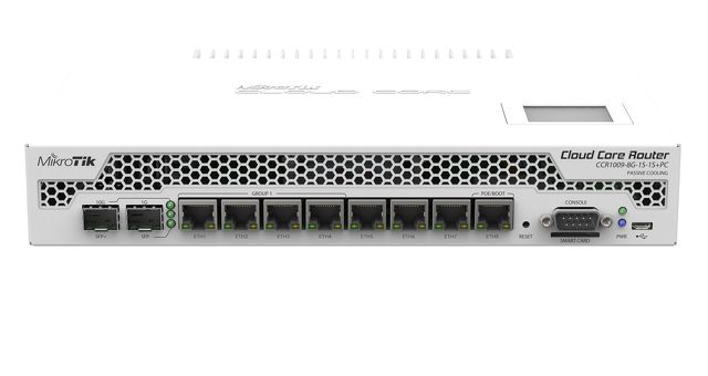 MikroTik Seguridad de Redes Firewall Router MikroTik Cloud Core CCR1009 MikroTik Seguridad de Redes Firewall Router MikroTik Cloud Core CCR1009